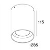 Delta Light QOBY X R DIM8 Ceiling lamp