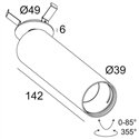 Delta Light SPY 39 L CLIP Plafondlamp