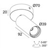 Delta Light SPY 39 ON Lampe de plafond