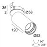 Delta Light SPY 52 CLIP TW Ceiling lamp