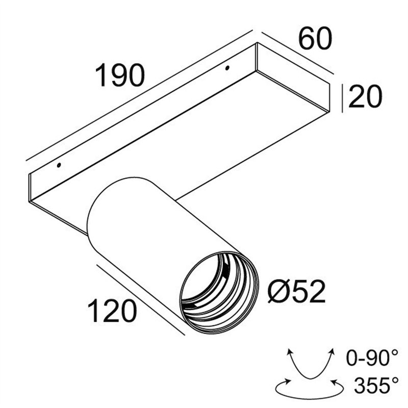 Delta Light SPY 52 ON 1 SOFT DIM8 Deckenlampe