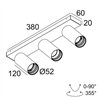 Delta Light SPY 52 ON 3 DIM8 Lampe de plafond