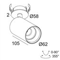 Delta Light SPYCO CLIP AC DIM8 Plafondlamp