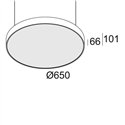 Delta Light SUPERNOVA FLAT 65 DOWN-UP Plafondlamp / Hanglamp
