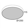 Delta Light SUPERNOVA LINE 125 TW Plafonnier / Lampe suspendue