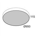 Delta Light SUPERNOVA LINE 95 TW Plafondlamp / Hanglamp