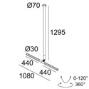 Delta Light XY180 S122 Plafondlamp