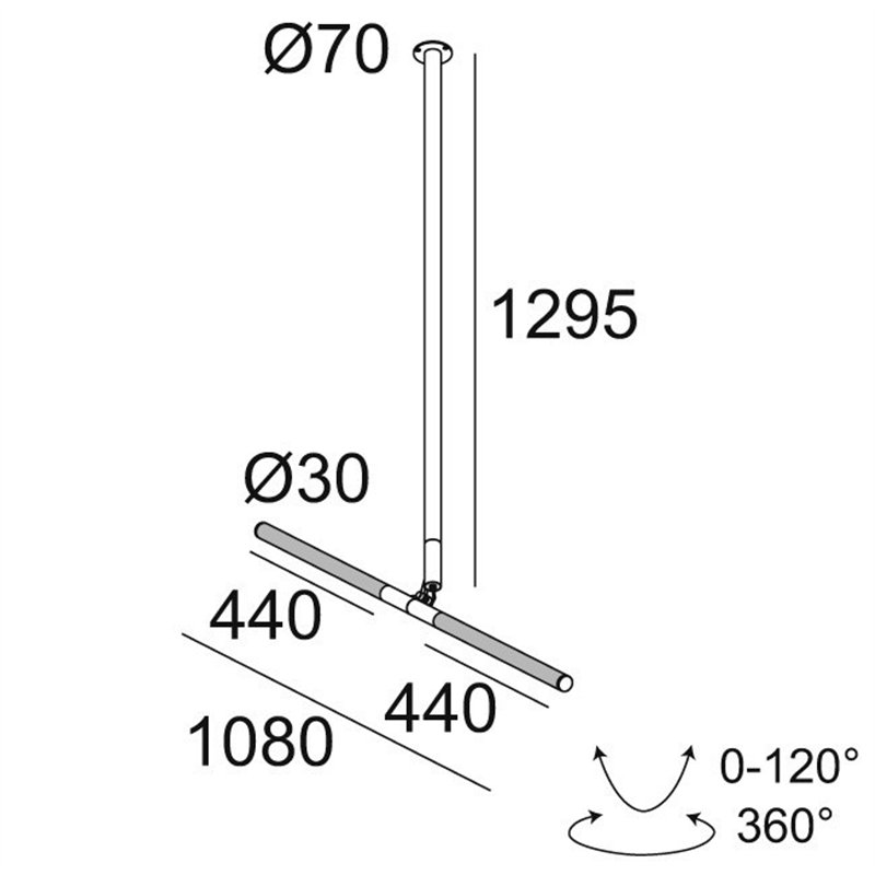 Delta Light XY180 S122 Plafondlamp