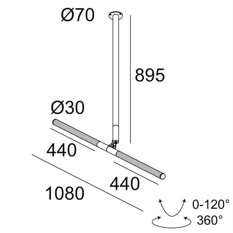 Delta Light XY180 S82 Plafondlamp