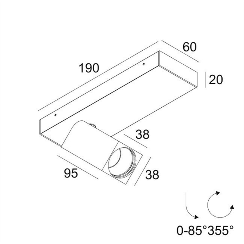 Delta Light OCTAV 39 ON 1 Plafondlamp