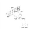 Delta Light SPY 52 WALLWASH Plafonnier