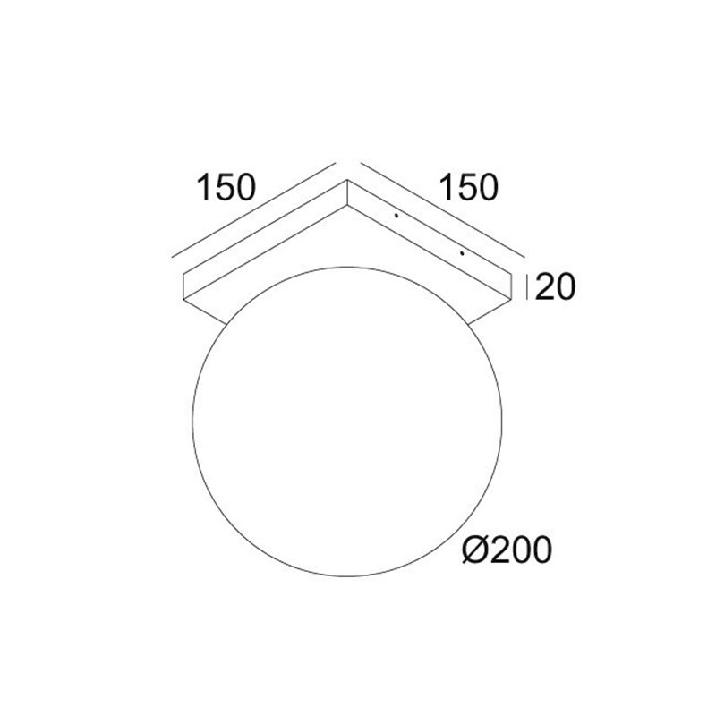 Delta Light OONO ON E27 Deckenlampe