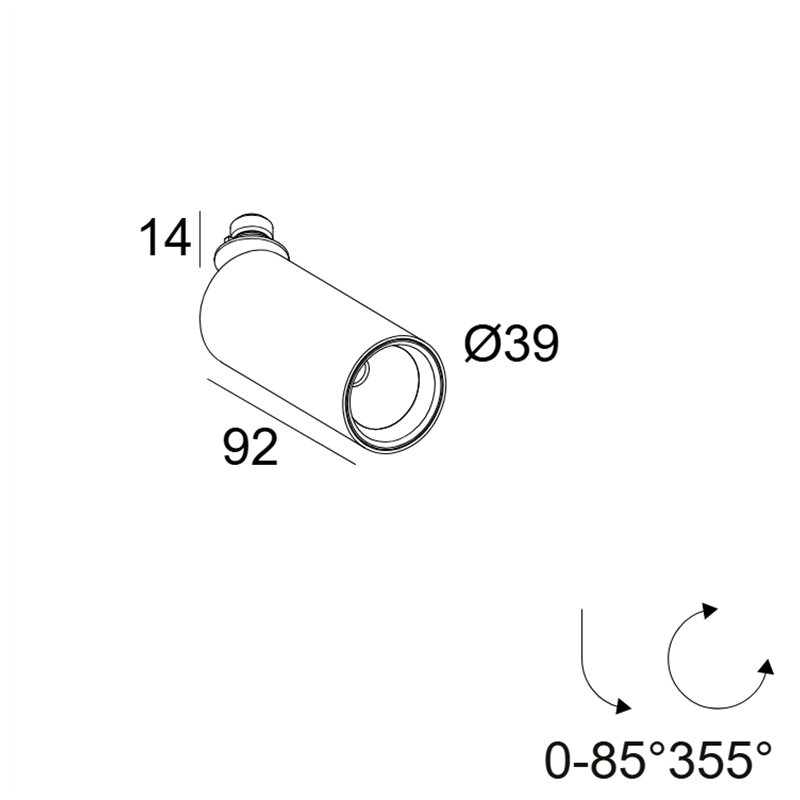 Delta Light Spy 39 Plug Plafondlamp
