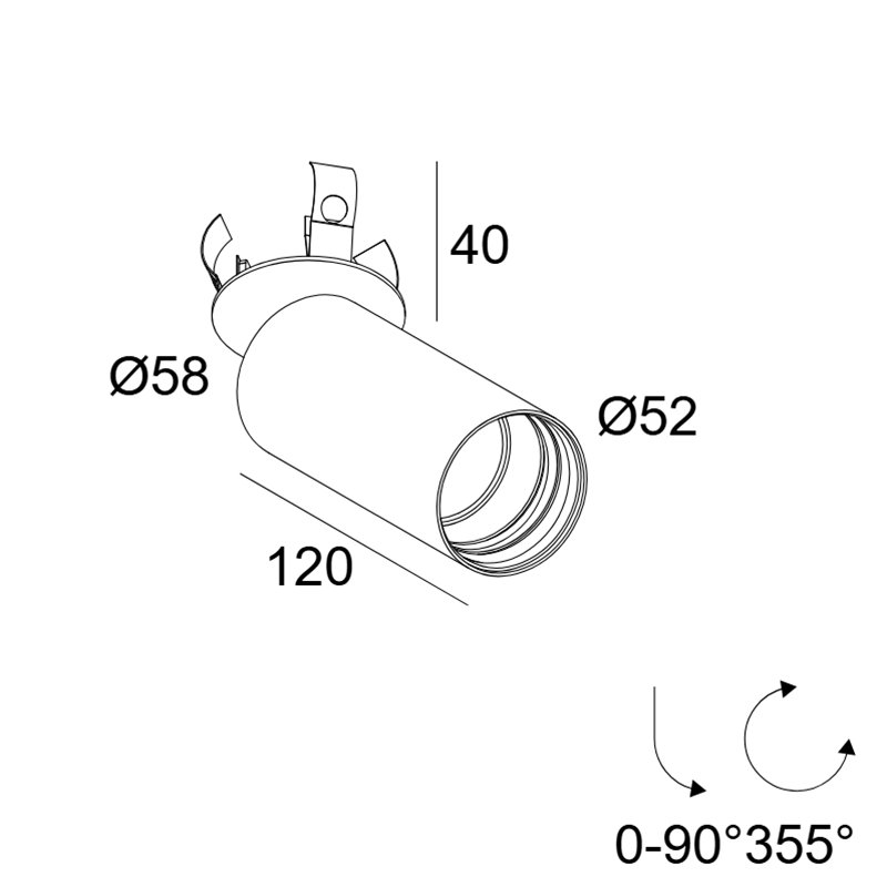 Delta Light SPY 52 CLIP SOFT Deckenlampe