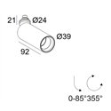 Delta Light Spy 39 Plug Focus Plafondlamp