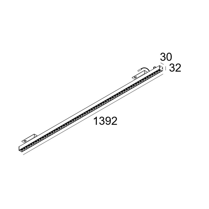 Delta Light D-LINER 30 INF LOC1 1390 RD Plafondlamp