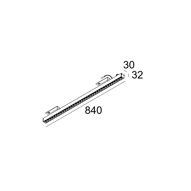 Delta Light D-LINER 30 INF LOC2 838 RD Plafondlamp