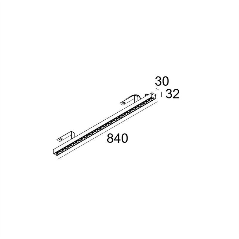Delta Light D-LINER 30 INF LOC3 838 RD Deckenlampe