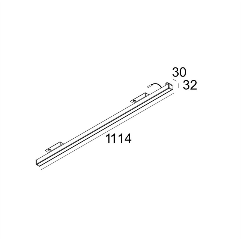 Delta Light D-LINER 30 SBL LOC1 1114 RD Plafonnier