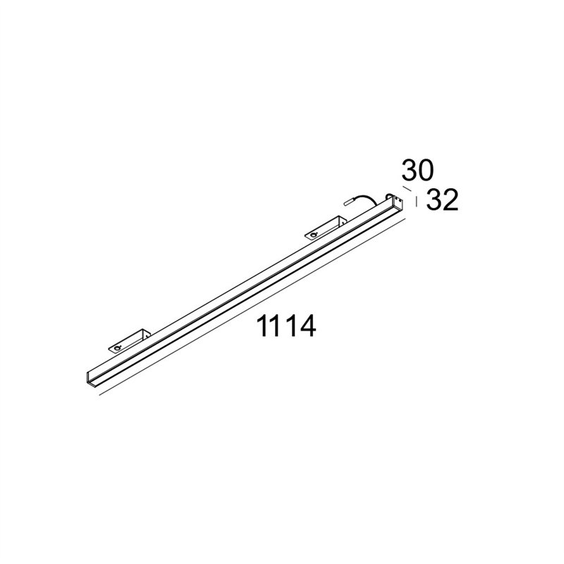 Delta Light D-LINER 30 SBL LOC2 1114 RD Plafonnier