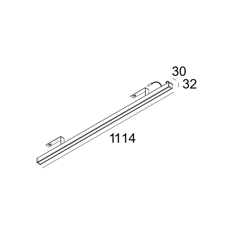 Delta Light D-LINER 30 SBL LOC3 1114 RD Plafonnier