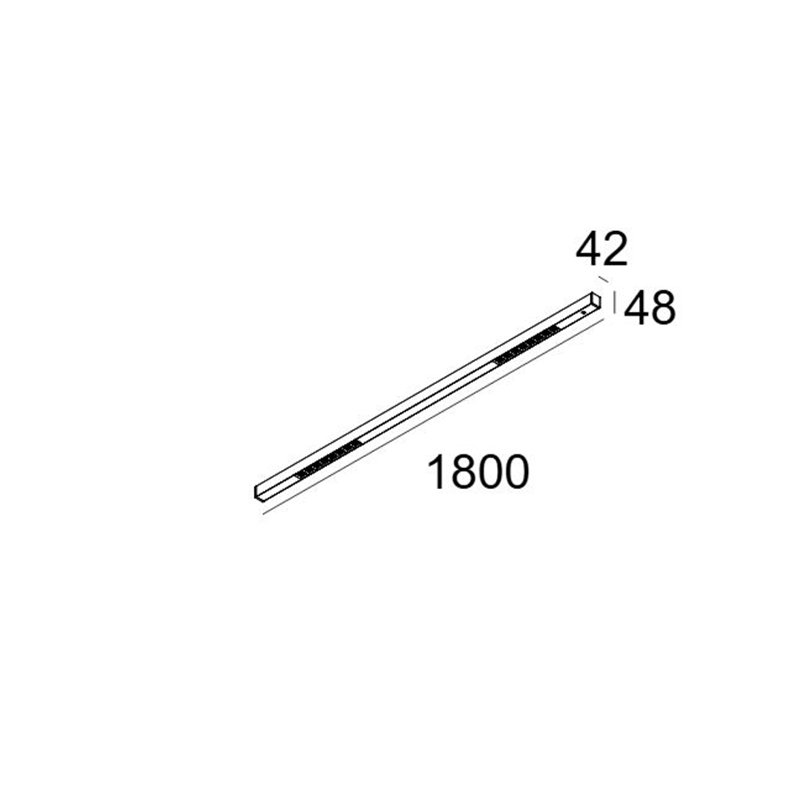Delta Light INFORM 40 SQ 180 PDS DOWN DIM5 Plafonnier