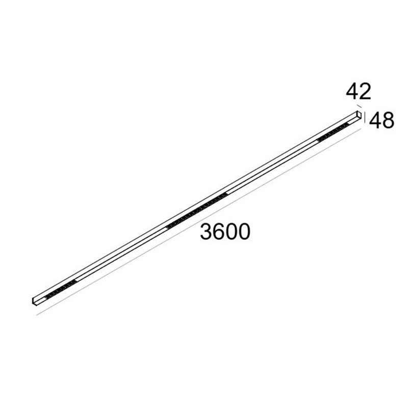 Delta Light INFORM 40 SQ 360 DOWN TW 1 DT8 DIM5 Deckenlampe