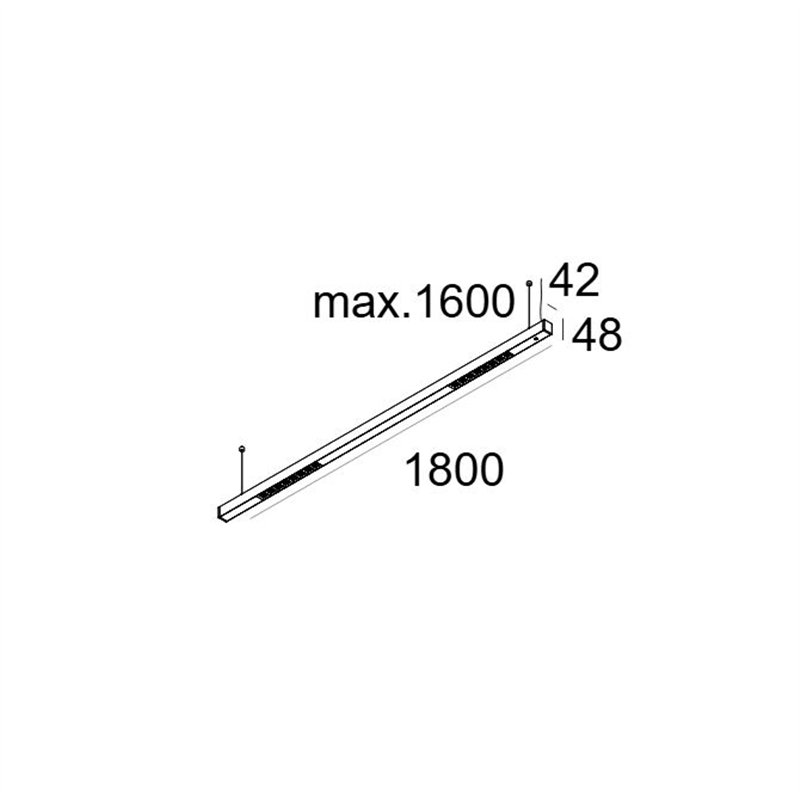 Delta Light INFORM 40 SQ 180 PDS DOWN-UP DIM5 Plafondlamp