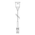 Delta Light TGL-ON - CABLE SUSPENSION SINGLE 1,6m