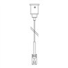 Delta Light TGL-ON - CABLE SUSPENSION SINGLE 1,6m