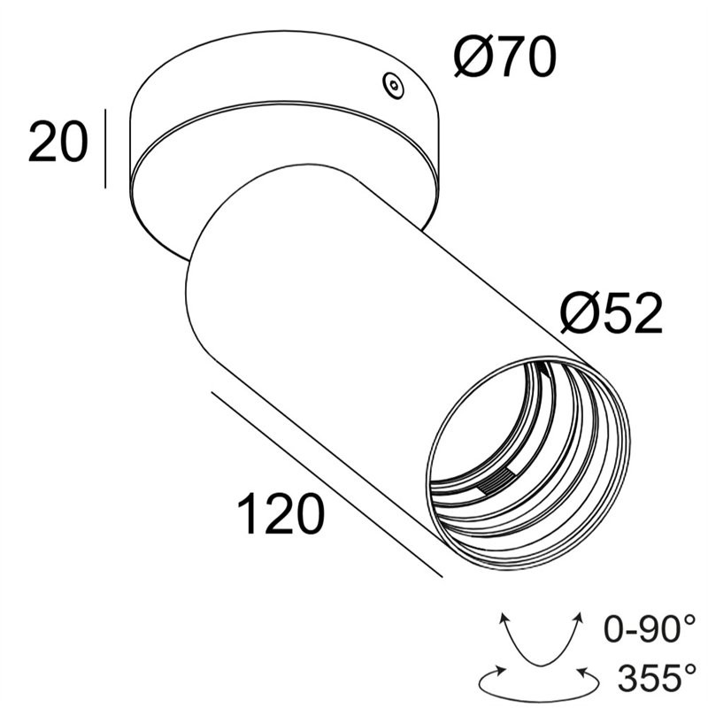 Delta Light SPY 52 ON HE Deckenlampe