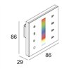Delta Light RGB TOUCH CONTROLLER DMX