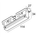 Delta Light TRACK 3F DIM CORNER 180°