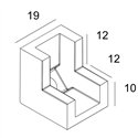 Delta Light SL19 - CORNER V90°
