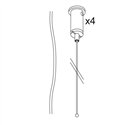 Delta Light SUSPENSION SET 29 5x0,75 3m