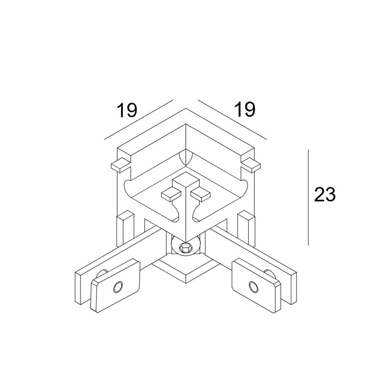 Delta Light SOLI - CORNER SET 90° OUT