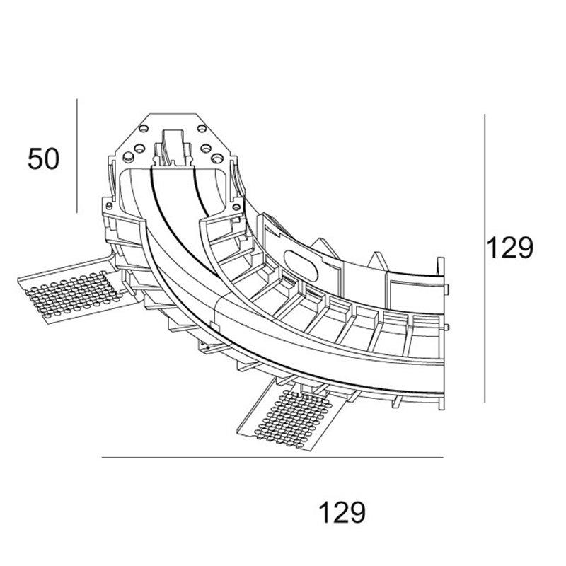 Delta Light Spm20 - Corner Set R 90°