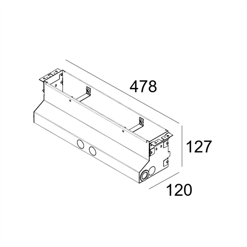 Delta Light Logic Linear 440 Box Base