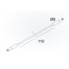 Delta Light Plug-In 48V Cable 11Cm Black