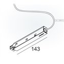 Delta Light Slm - Current Supply Set 4 X 0,75Mm² 1,6M Mdl Up