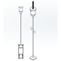Delta Light FTL35 F HE DOWN-UP - CABLE SUSPENSION SINGLE 1,6m