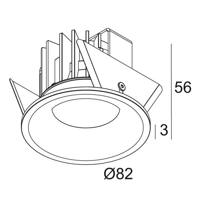Delta Light REO S2 Recessed spot