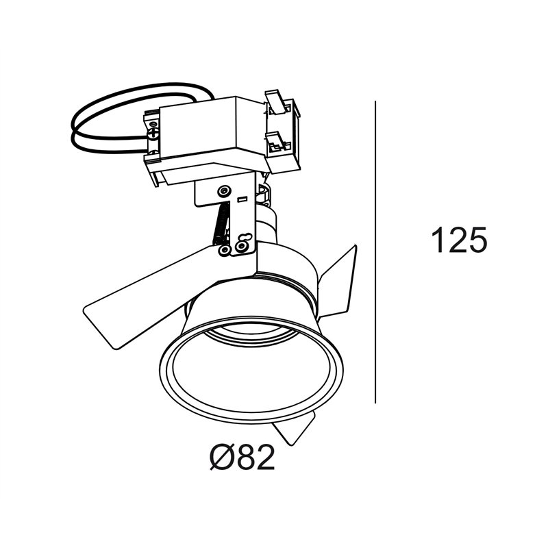 Delta Light DEEP RINGO Hi IP S2 Spot encastré