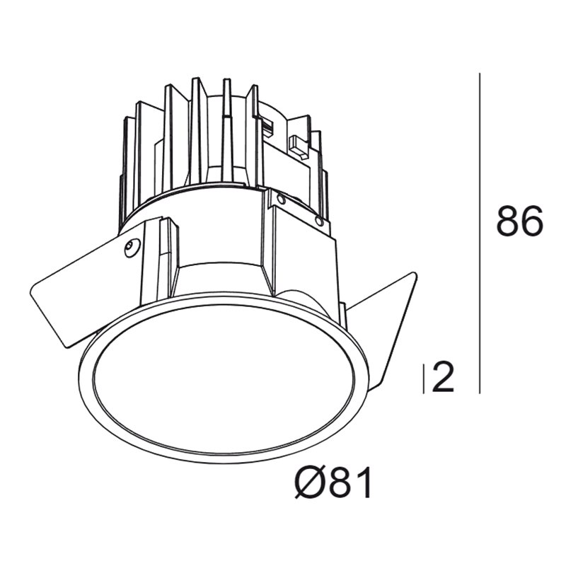 Delta Light DEEP RINGO LED IP Recessed spot