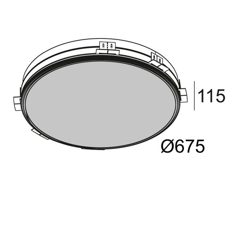 Delta Light SUPERNOVA LINE TRIMLESS 65 TW DIM5 Recessed spot