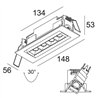 Delta Light DOT.COM M4 ST OK Einbaustrahler