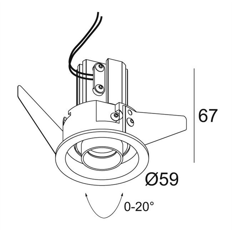 Delta Light MICROSPY IN OK Spot encastré