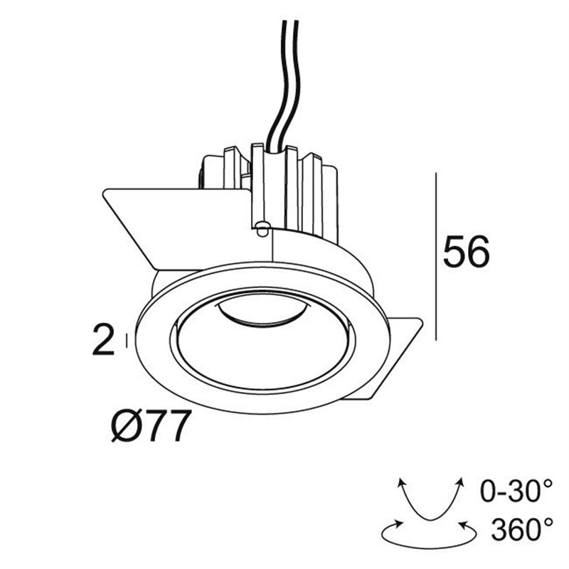 Delta Light MINI REO II OK Inbouwspot