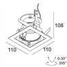 Delta Light iMAX II SQUARE ADJUSTABLE CL6 Einbaustrahler