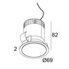 Delta Light MINI PARTOU IP Recessed spot